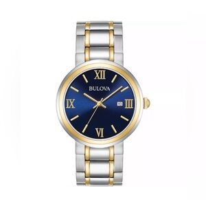 Bulova Classic Blue/Yellow gold toned steel Ø40 mm 98B283